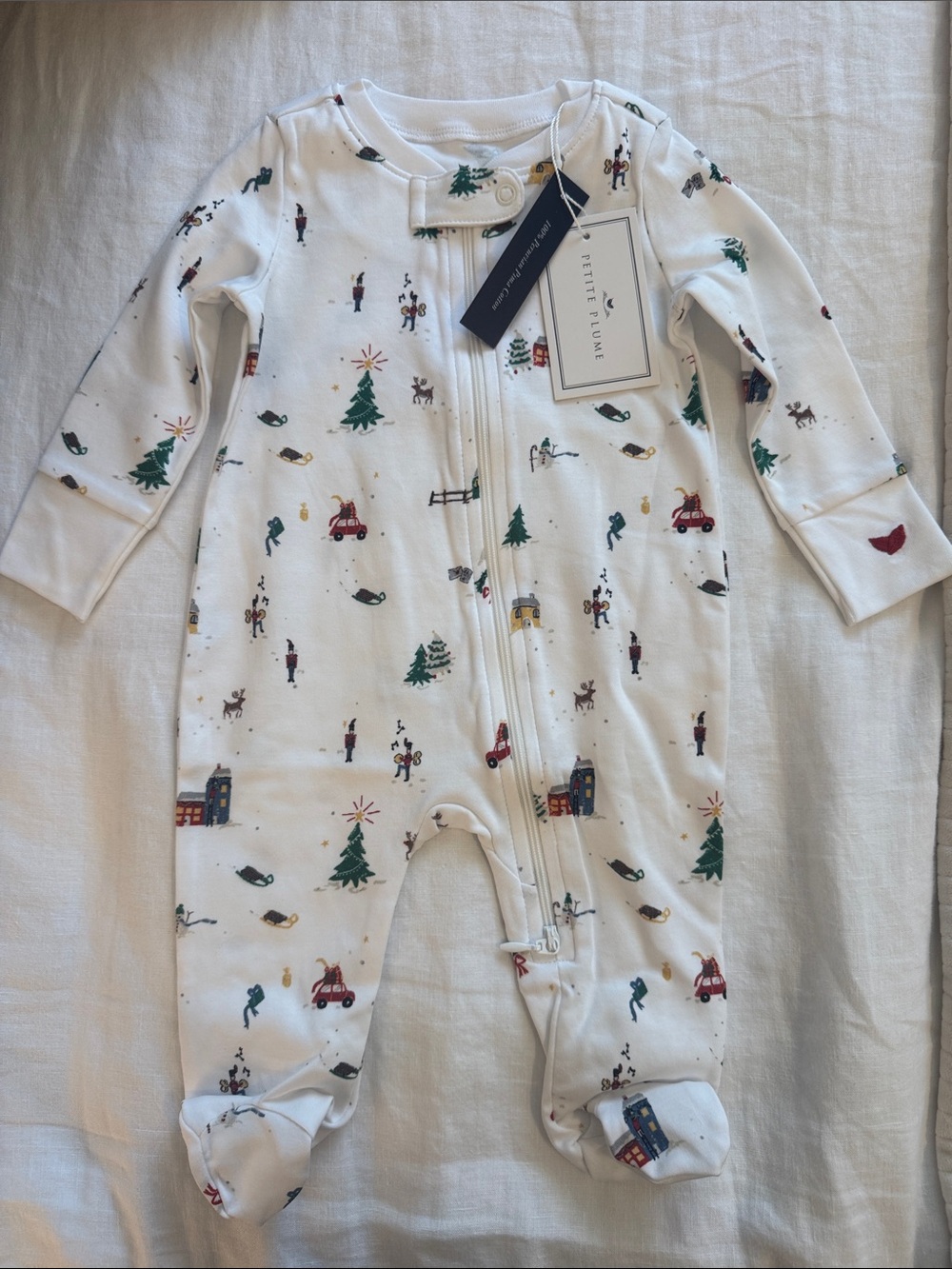 Petite Plume Christmas Onesie